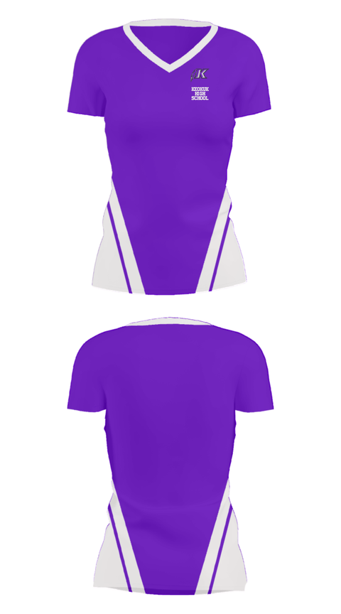 Women's Short Sleeve Vneck Shirt, Keokuk High School, Spirit Store, Teamtime, Team time, sublimation, custom sports apparel, team uniforms, spirit wear, spiritwear, sports uniforms, custom shirts, team store, custom team store, fundraiser sports, apparel fundraiser