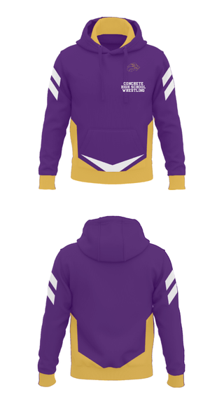 Hoodie, Concrete High School Wrestling, Wrestling, Teamtime, Team time, sublimation, custom sports apparel, team uniforms, spirit wear, spiritwear, sports uniforms, custom shirts, team store, custom team store, fundraiser sports, apparel fundraiser