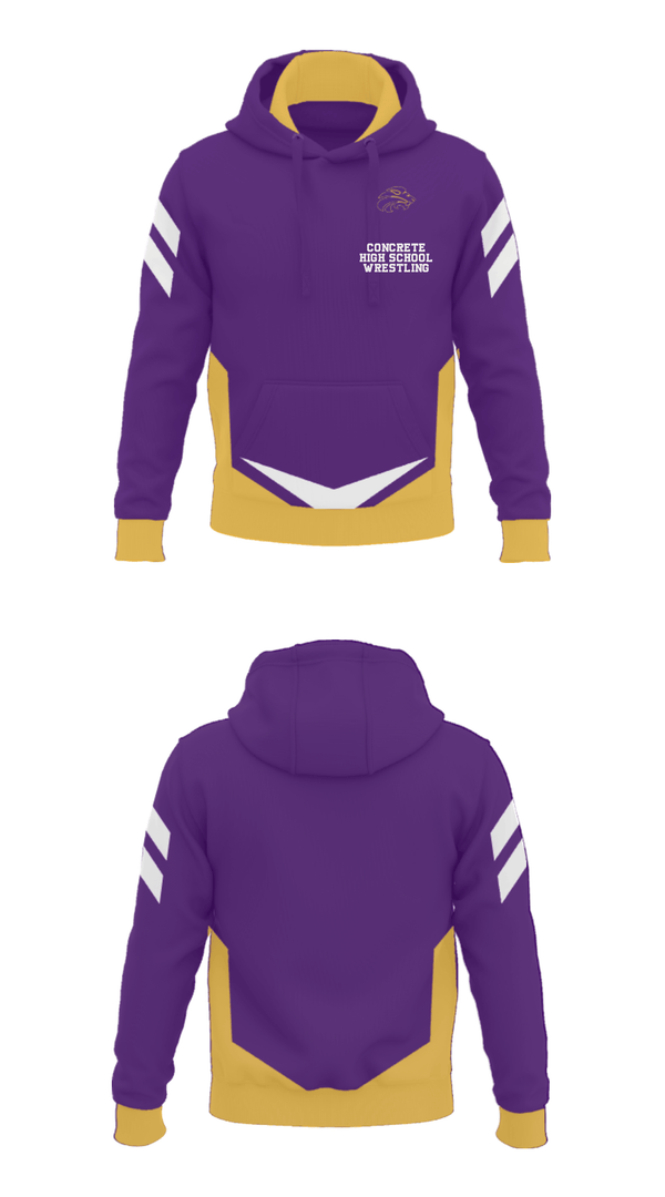 Hoodie, Concrete High School Wrestling, Wrestling, Teamtime, Team time, sublimation, custom sports apparel, team uniforms, spirit wear, spiritwear, sports uniforms, custom shirts, team store, custom team store, fundraiser sports, apparel fundraiser