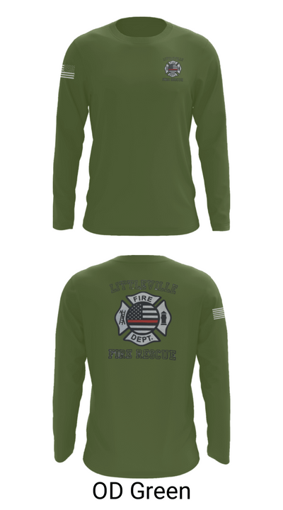 Littleville Fire & Rescue 55821755 Long Sleeve Performance Shirt - 27