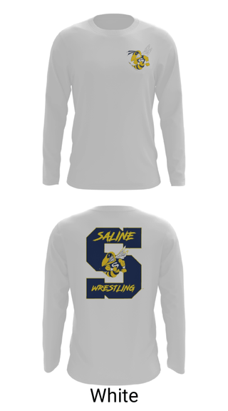 Long Sleeve Performance Shirt, Saline Middle School Wrestling, Wrestling, Teamtime, Team time, sublimation, custom sports apparel, team uniforms, spirit wear, spiritwear, sports uniforms, custom shirts, team store, custom team store, fundraiser sports, apparel fundraiser