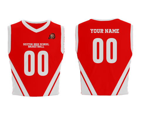 Mens Basketball Jersey, Sexton High School Basketball, Men's Basketball, Teamtime, Team time, sublimation, custom sports apparel, team uniforms, spirit wear, spiritwear, sports uniforms, custom shirts, team store, custom team store, fundraiser sports, apparel fundraiser