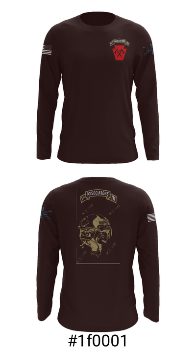 1-111th IN BN 38506759 Long Sleeve Performance Shirt - 3