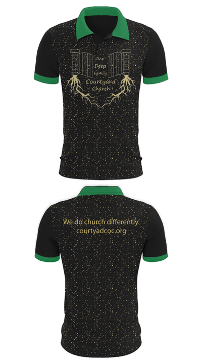 Courtyard Chuch 37286717 Short Sleeve Performance Polo - 25