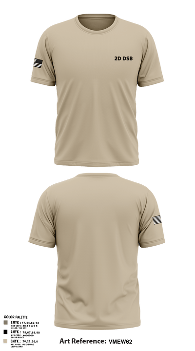 2D DSB 12044470 Short Sleeve Performance Shirt - 2