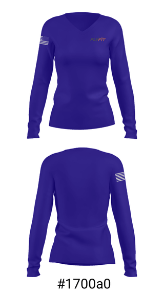 Women's Long Sleeve Vneck Shirt, FlyFit, , Teamtime, Team time, sublimation, custom sports apparel, team uniforms, spirit wear, spiritwear, sports uniforms, custom shirts, team store, custom team store, fundraiser sports, apparel fundraiser