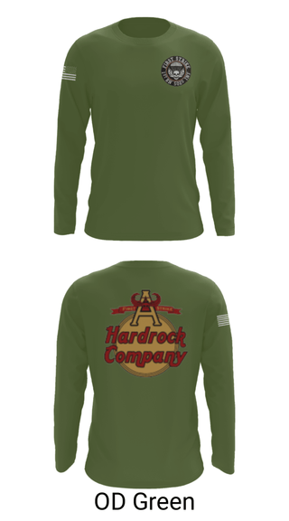 Long Sleeve Performance Shirt, Hardrock Company, Army, Teamtime, Team time, sublimation, custom sports apparel, team uniforms, spirit wear, spiritwear, sports uniforms, custom shirts, team store, custom team store, fundraiser sports, apparel fundraiser