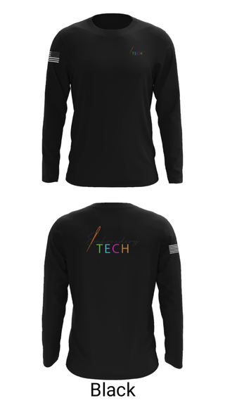 Long Sleeve Performance Shirt, Embroidery Tech, , Teamtime, Team time, sublimation, custom sports apparel, team uniforms, spirit wear, spiritwear, sports uniforms, custom shirts, team store, custom team store, fundraiser sports, apparel fundraiser