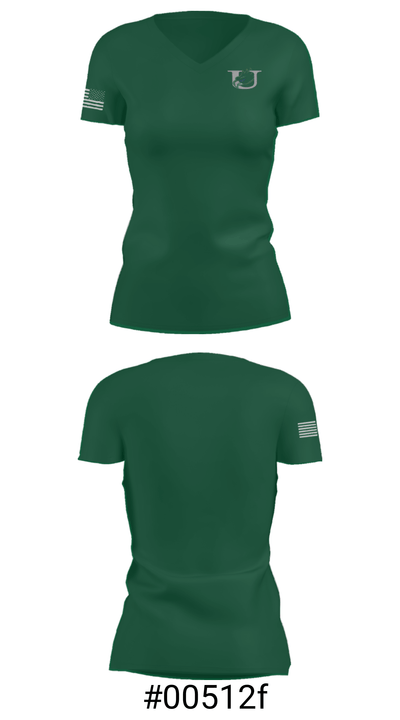 Uwharrie Charter Academy 90518691 Women's Short Sleeve V-neck Shirt - 21