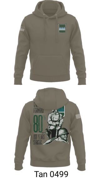 Hoodie, 80th Training Command, , Teamtime, Team time, sublimation, custom sports apparel, team uniforms, spirit wear, spiritwear, sports uniforms, custom shirts, team store, custom team store, fundraiser sports, apparel fundraiser