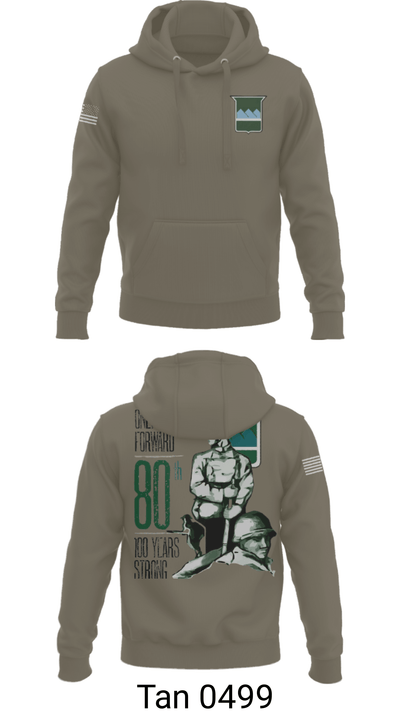 80th Training Command 12483809 Hoodie - 40