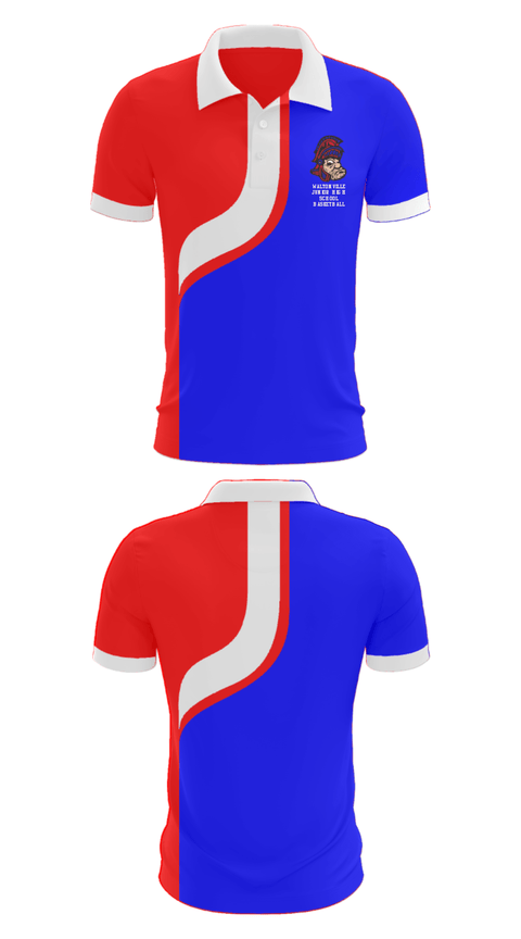 Short Sleeve Performance Polo, Waltonville Junior High School  Basketball, Men's Basketball, Teamtime, Team time, sublimation, custom sports apparel, team uniforms, spirit wear, spiritwear, sports uniforms, custom shirts, team store, custom team store, fundraiser sports, apparel fundraiser