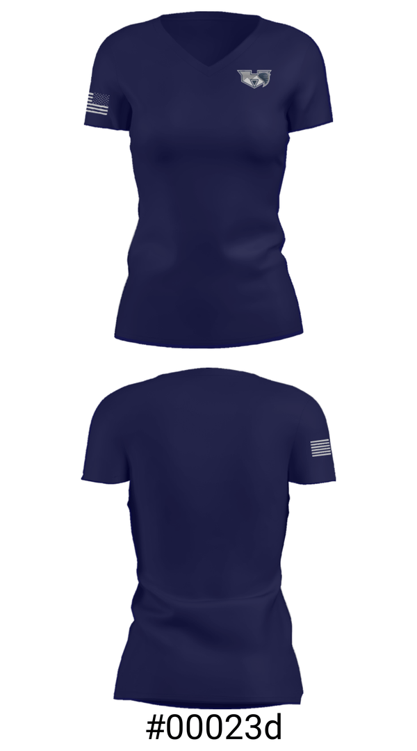 Women's Short Sleeve Vneck Shirt, Hornedo Middle School Volleyball, Women's Volleyball, Teamtime, Team time, sublimation, custom sports apparel, team uniforms, spirit wear, spiritwear, sports uniforms, custom shirts, team store, custom team store, fundraiser sports, apparel fundraiser
