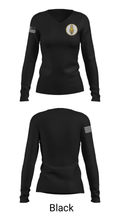 Trenton High School Wrestling 85947770 Women's Long Sleeve V-neck Shirt - 13