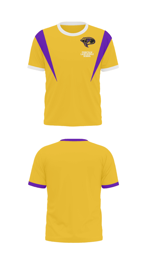Short Sleeve Performance Shirt, Fountain Lake Middle School, Spirit Store, Teamtime, Team time, sublimation, custom sports apparel, team uniforms, spirit wear, spiritwear, sports uniforms, custom shirts, team store, custom team store, fundraiser sports, apparel fundraiser