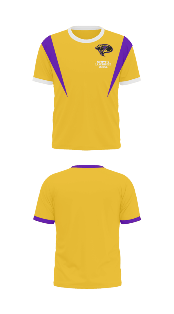 Short Sleeve Performance Shirt, Fountain Lake Middle School, Spirit Store, Teamtime, Team time, sublimation, custom sports apparel, team uniforms, spirit wear, spiritwear, sports uniforms, custom shirts, team store, custom team store, fundraiser sports, apparel fundraiser