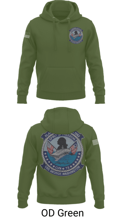 USS GEORGE WASHINGTON CVN-73 87107086 Hoodie - 32