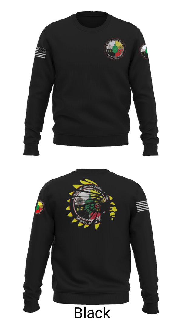 Crew Neck Sweatshirt, RAMAPOUGHS NATIVE NATION, Spirit Store, Teamtime, Team time, sublimation, custom sports apparel, team uniforms, spirit wear, spiritwear, sports uniforms, custom shirts, team store, custom team store, fundraiser sports, apparel fundraiser
