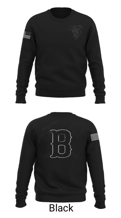 Bauxite Middle School Basketball 40408407 Crew Neck Sweatshirt - 9