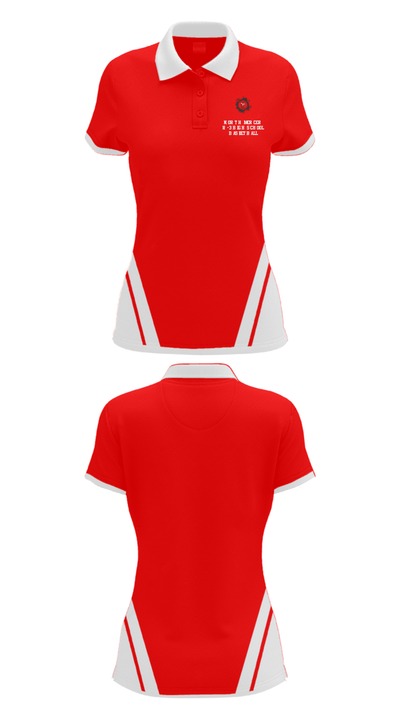 North Mercer R-3 High School Basketball 1257111 Women's Short Sleeve Performance Polo  - 26