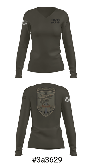 Women's Long Sleeve Vneck Shirt, , Police, Teamtime, Team time, sublimation, custom sports apparel, team uniforms, spirit wear, spiritwear, sports uniforms, custom shirts, team store, custom team store, fundraiser sports, apparel fundraiser