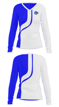 Goddard High School Basketball 3825332 Women's Long Sleeve V-neck Shirt - 37