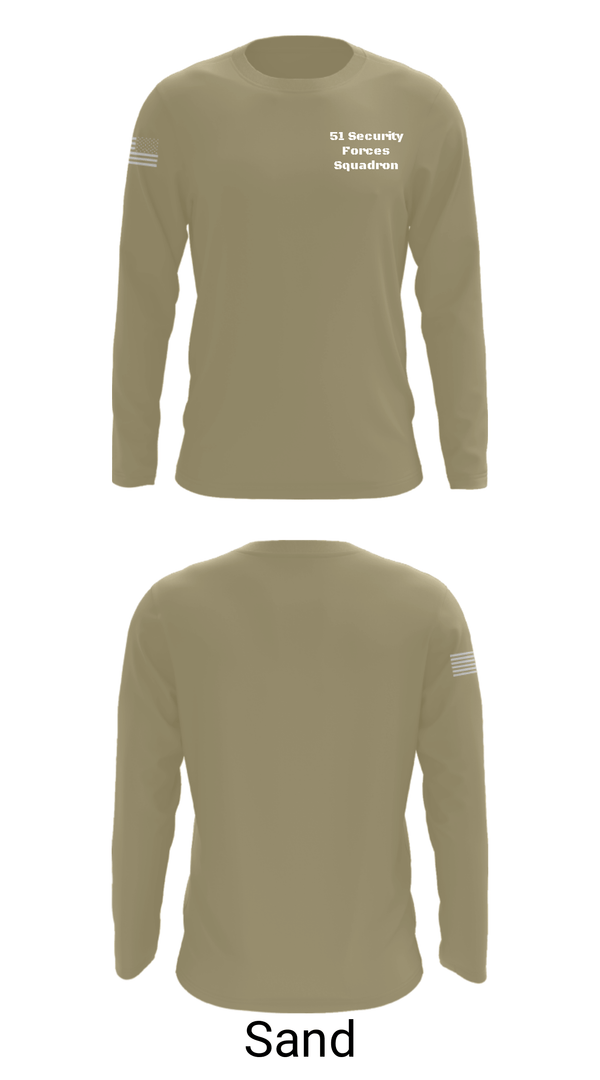 Long Sleeve Performance Shirt, 51 Security Forces Squadron, , Teamtime, Team time, sublimation, custom sports apparel, team uniforms, spirit wear, spiritwear, sports uniforms, custom shirts, team store, custom team store, fundraiser sports, apparel fundraiser