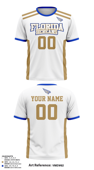 Short Sleeve Performance Shirt, FLORIDA BEREANS, Football, Teamtime, Team time, sublimation, custom sports apparel, team uniforms, spirit wear, spiritwear, sports uniforms, custom shirts, team store, custom team store, fundraiser sports, apparel fundraiser