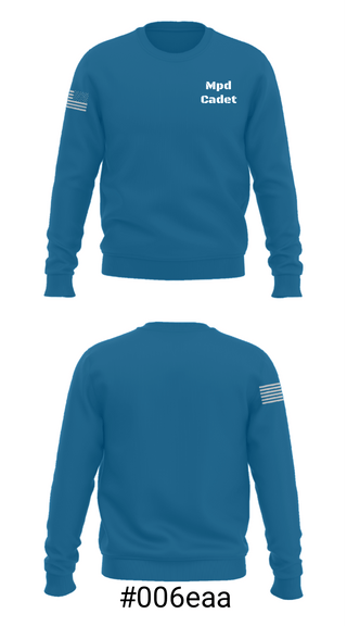 Crew Neck Sweatshirt, Mpd Cadet, Police, Teamtime, Team time, sublimation, custom sports apparel, team uniforms, spirit wear, spiritwear, sports uniforms, custom shirts, team store, custom team store, fundraiser sports, apparel fundraiser