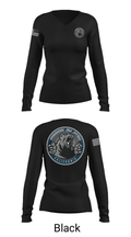 RGMV 28295836 Women's Long Sleeve V-neck Shirt - 13