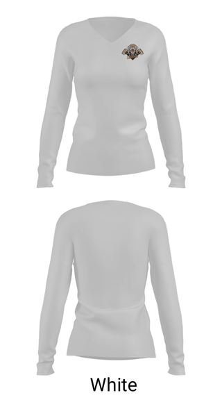 Women's Long Sleeve Vneck Shirt, Taos High School Basketball, Women's Basketball, Teamtime, Team time, sublimation, custom sports apparel, team uniforms, spirit wear, spiritwear, sports uniforms, custom shirts, team store, custom team store, fundraiser sports, apparel fundraiser