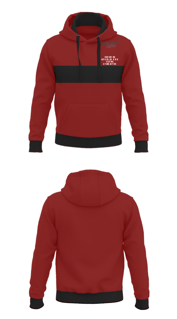 Hoodie, Concordia Lutheran High School Gymnastics, Spirit Store, Teamtime, Team time, sublimation, custom sports apparel, team uniforms, spirit wear, spiritwear, sports uniforms, custom shirts, team store, custom team store, fundraiser sports, apparel fundraiser