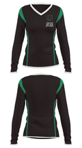 Houghton Lake Jr/Sr High School 8124308 Women's Long Sleeve V-neck Shirt - 37