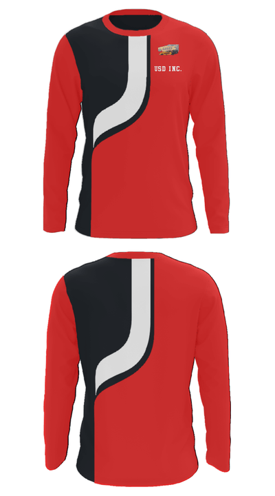 USD INC. 563633 Long Sleeve Performance Shirt - 30