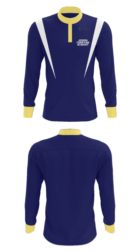 Quarter Zip Jacket, Joshua Christian Academy, Track & Field, Teamtime, Team time, sublimation, custom sports apparel, team uniforms, spirit wear, spiritwear, sports uniforms, custom shirts, team store, custom team store, fundraiser sports, apparel fundraiser