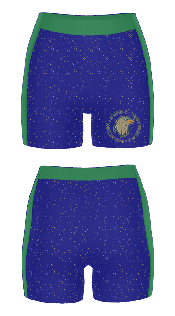 Women's Compression Shorts, Edgecomb Eddy School, Spirit Store, Teamtime, Team time, sublimation, custom sports apparel, team uniforms, spirit wear, spiritwear, sports uniforms, custom shirts, team store, custom team store, fundraiser sports, apparel fundraiser