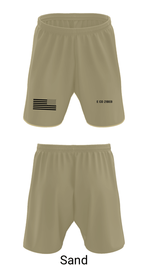 Athletic Shorts With Pockets, E CO 21BEB, Army, Teamtime, Team time, sublimation, custom sports apparel, team uniforms, spirit wear, spiritwear, sports uniforms, custom shirts, team store, custom team store, fundraiser sports, apparel fundraiser