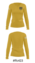 Adrian College Ice Hockey 86335815 Women's Long Sleeve V-neck Shirt - 20