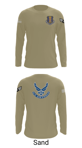 Long Sleeve Performance Shirt, 33rd Tactical Fighter Wing, Air Force, Teamtime, Team time, sublimation, custom sports apparel, team uniforms, spirit wear, spiritwear, sports uniforms, custom shirts, team store, custom team store, fundraiser sports, apparel fundraiser