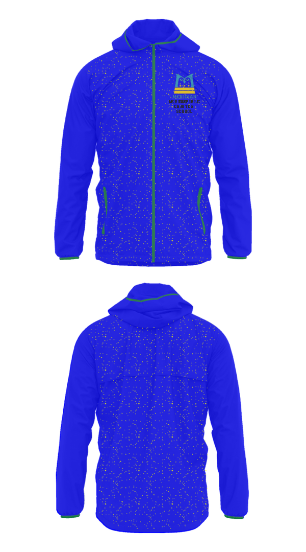 Windbreaker, Meridian Public Charter School, Spirit Store, Teamtime, Team time, sublimation, custom sports apparel, team uniforms, spirit wear, spiritwear, sports uniforms, custom shirts, team store, custom team store, fundraiser sports, apparel fundraiser