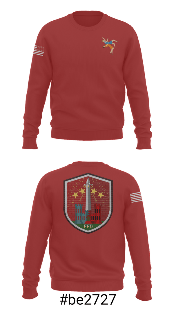 Crew Neck Sweatshirt, 673 EFD Vs. 134 FEST, Army, Teamtime, Team time, sublimation, custom sports apparel, team uniforms, spirit wear, spiritwear, sports uniforms, custom shirts, team store, custom team store, fundraiser sports, apparel fundraiser