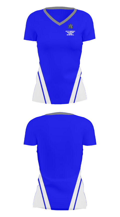 Women's Short Sleeve Vneck Shirt, Unity Christian Senior High School Basketball, Women's Basketball, Teamtime, Team time, sublimation, custom sports apparel, team uniforms, spirit wear, spiritwear, sports uniforms, custom shirts, team store, custom team store, fundraiser sports, apparel fundraiser