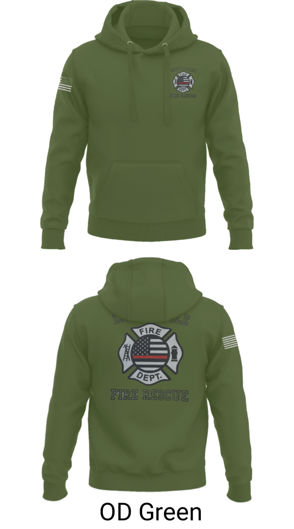 Hoodie, Littleville Fire & Rescue, Fire Department, Teamtime, Team time, sublimation, custom sports apparel, team uniforms, spirit wear, spiritwear, sports uniforms, custom shirts, team store, custom team store, fundraiser sports, apparel fundraiser