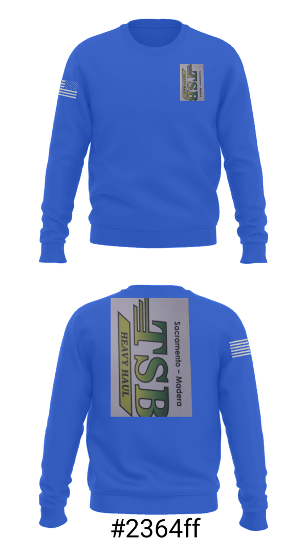 Crew Neck Sweatshirt, Tsb heavy haul, , Teamtime, Team time, sublimation, custom sports apparel, team uniforms, spirit wear, spiritwear, sports uniforms, custom shirts, team store, custom team store, fundraiser sports, apparel fundraiser