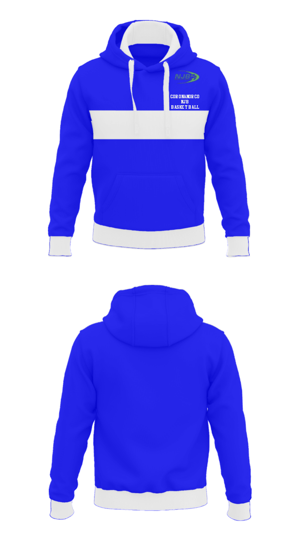 Hoodie, CoronaNorco Njb Basketball, Men's Basketball, Teamtime, Team time, sublimation, custom sports apparel, team uniforms, spirit wear, spiritwear, sports uniforms, custom shirts, team store, custom team store, fundraiser sports, apparel fundraiser