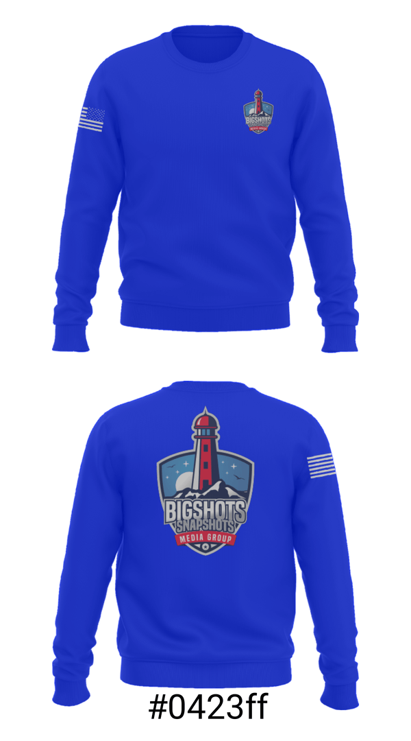 Crew Neck Sweatshirt, Bigshots Snapshots media group, , Teamtime, Team time, sublimation, custom sports apparel, team uniforms, spirit wear, spiritwear, sports uniforms, custom shirts, team store, custom team store, fundraiser sports, apparel fundraiser