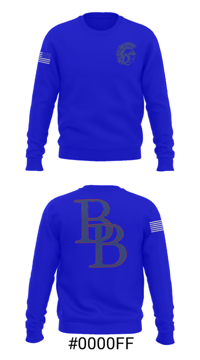 Blind Brook High School Basketball 85829780 Crew Neck Sweatshirt - 16