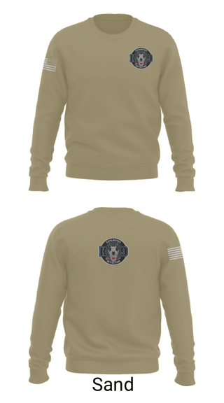 Crew Neck Sweatshirt, , Police, Teamtime, Team time, sublimation, custom sports apparel, team uniforms, spirit wear, spiritwear, sports uniforms, custom shirts, team store, custom team store, fundraiser sports, apparel fundraiser