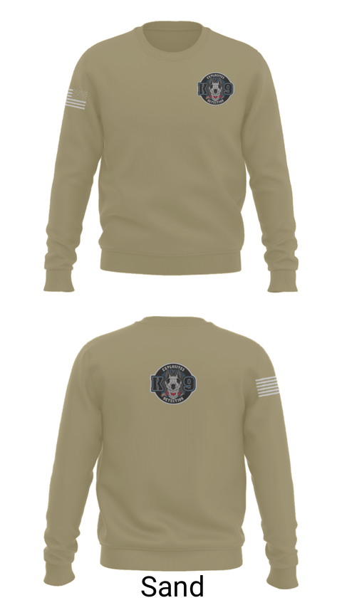 Crew Neck Sweatshirt, , Police, Teamtime, Team time, sublimation, custom sports apparel, team uniforms, spirit wear, spiritwear, sports uniforms, custom shirts, team store, custom team store, fundraiser sports, apparel fundraiser