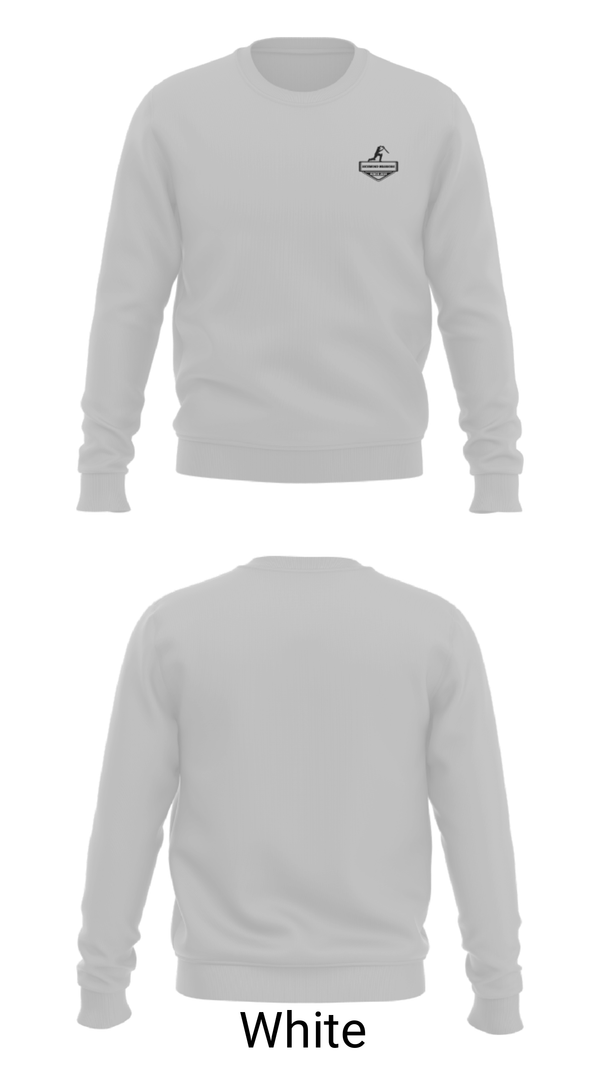 Crew Neck Sweatshirt, Richmond Warriors, Baseball, Teamtime, Team time, sublimation, custom sports apparel, team uniforms, spirit wear, spiritwear, sports uniforms, custom shirts, team store, custom team store, fundraiser sports, apparel fundraiser